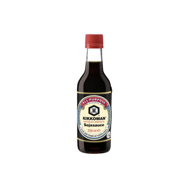 Kikkoman Sojasauce Standard, natürlich gebraut, 250ml